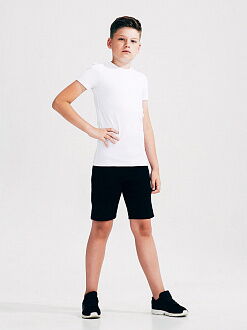 Спортивные шорты для мальчика SMIL черные 112328/112329/112330 - цена