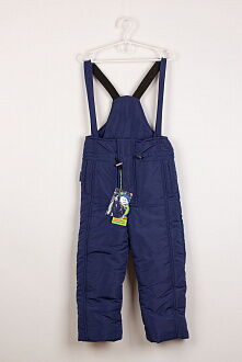 Зимний комбинезон (штаны) для мальчика Одягайко темно-синий 3182 - цена