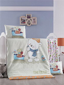 Комплект постельного белья в детскую кроватку LIGHTHOUSE KIS MASALI 100*150/2*35*45 - цена