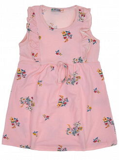 Платье для девочки PATY KIDS Цветочки персиковое 51316 - фото