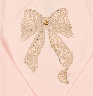 Блузка для девочки SMIL Бант розовый персик 114483 - размеры