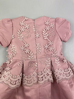 Нарядное платье для девочки Mevis розовое 3075-01 - размеры