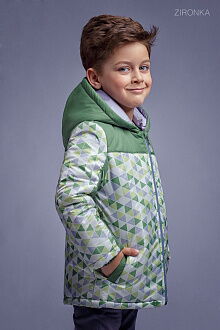 Куртка для мальчика Zironka зеленая 2101-2 - размеры