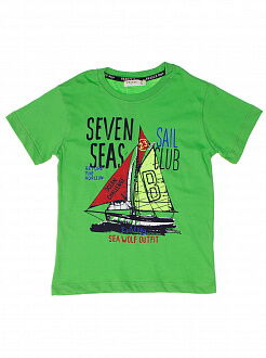Комплект футболка и шорты для мальчика Breeze зеленый 14380 - размеры