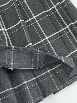 Юбка в складку для девочки Mevis черная 4914-01 - размеры