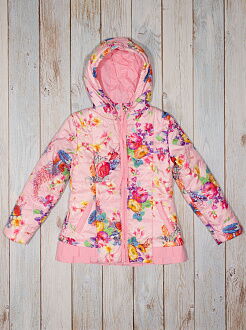 Куртка для девочки Одягайко розовая 2625 - цена