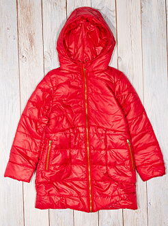 Куртка для девочки ОДЯГАЙКО красная 22158О - цена