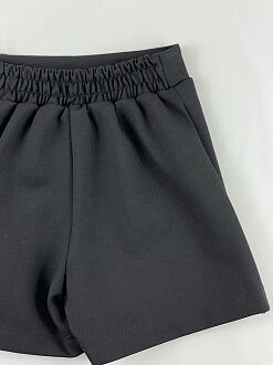 Юбка-шорты для девочки Mevis черная 4119-02 - размеры