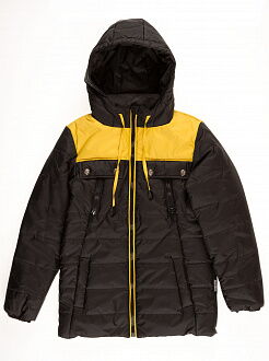 Куртка для мальчика ОДЯГАЙКО черная 22147 - цена