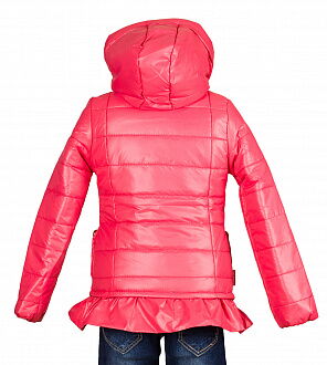 Куртка для девочки Одягайко красная 2633 - размеры