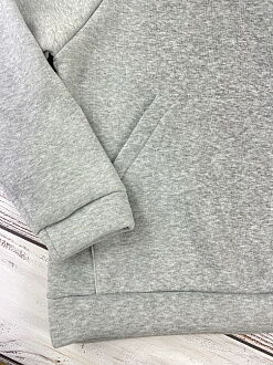 Утепленный спортивный костюм серый 2510 - купить