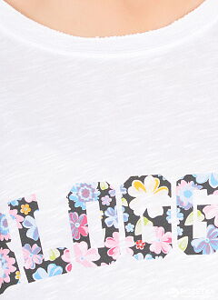 Комплект женский (футболка+бриджи) MISS FIRST  CILIEGIA белый - фотография