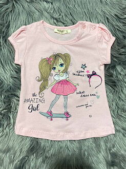 Комплект футболка и бриджи для девочки Breeze Amazing Girl розовый 15705 - размеры