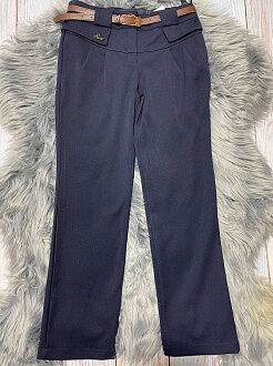 Школьные брюки для девочки Suzie Кларис шерсть 20% синие БР-13608 - цена