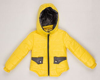 Куртка для девочки ОДЯГАЙКО желтая 2593 - цена