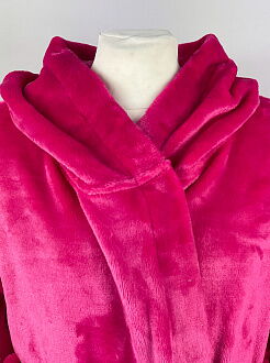 Халат вельсофт для девочки Фламинго малиновый 883-909 - картинка