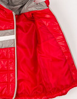 Куртка для мальчика Одягайко красная 2641 - фотография