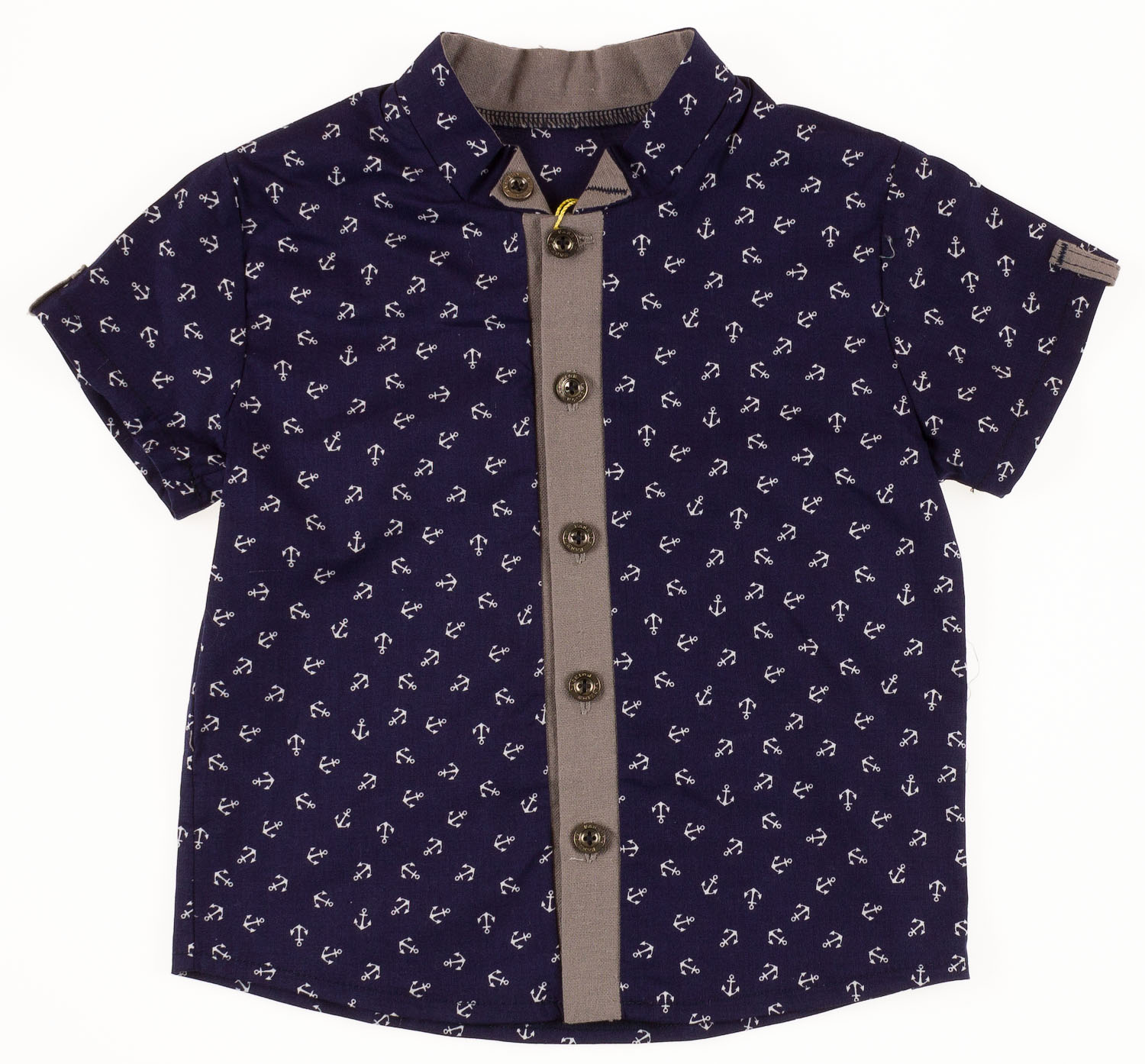 Комплект для мальчика (рубашка+шорты) Маленьке сонечко Чемпион темно-синий - розміри