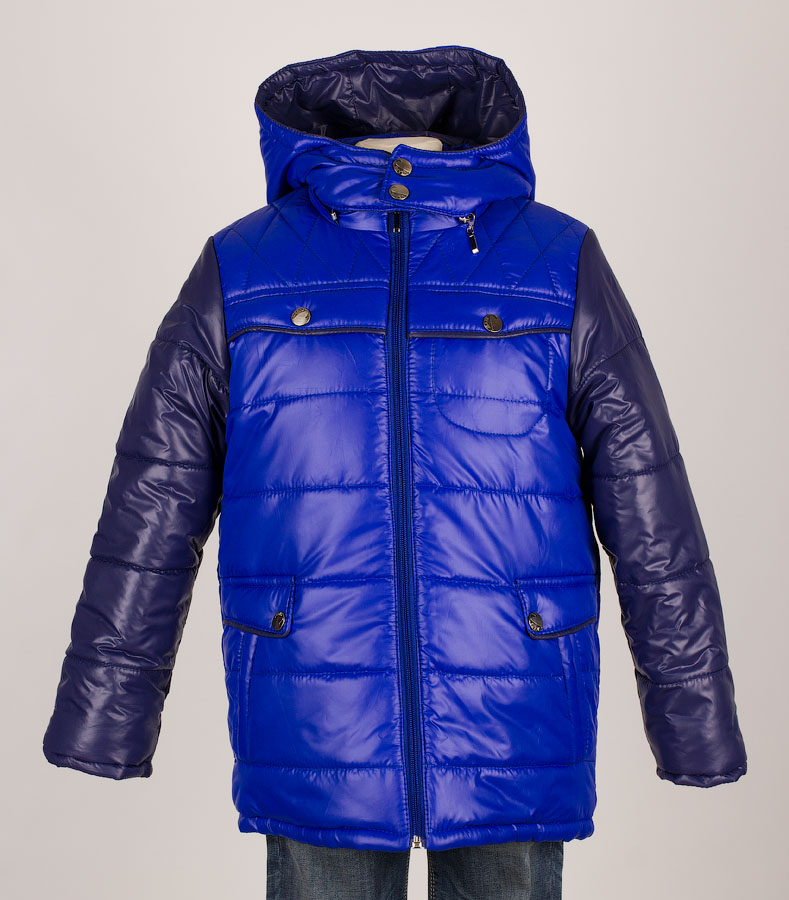 Куртка зимова для хлопчика Одягайко синя 2570 - ціна