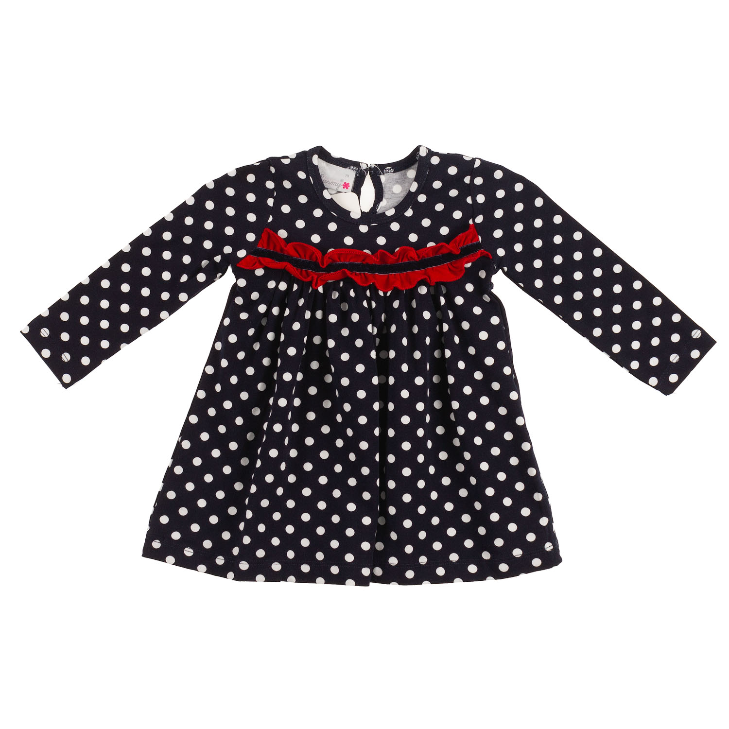 Платье для девочки Barmy Горошек темно-синее 3016 - ціна