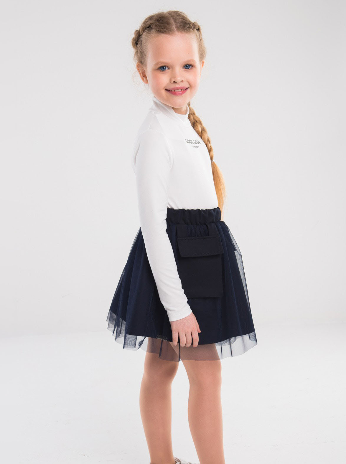 Школьная юбка для девочки SUZIE Нанни черная 83001 - ціна