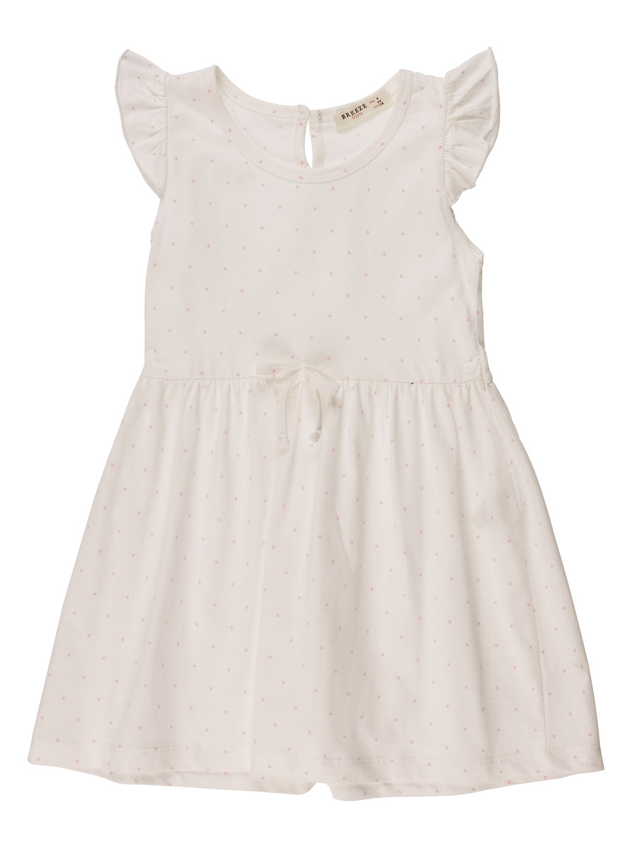 Платье для девочки Breeze белое в горошек 11147 - ціна