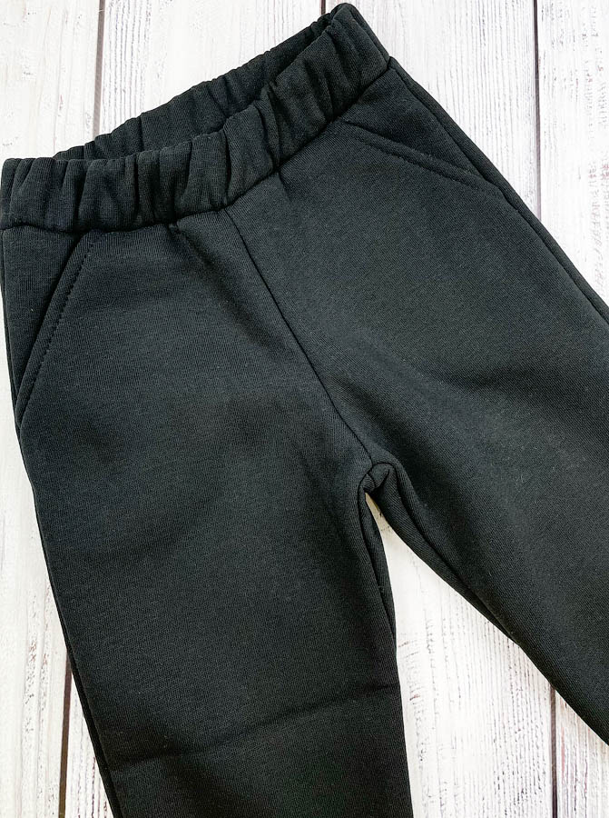 Спортивні штани Фламінго чорні 824-341 - розміри