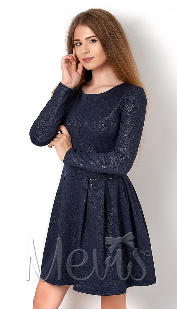 Платье для девочки-подростка Mevis синее 2905-03 - ціна
