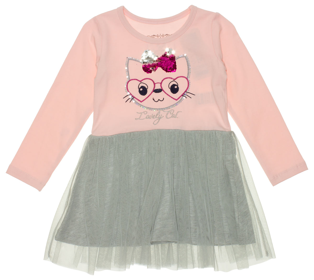 Сукня для дівчинки Breeze Lovely cat рожева 14046 - ціна