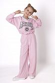 Трикотажный костюм для девочки Mevis Arizona розовый 4838-01