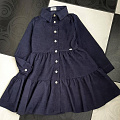 Вельветова сукня для дівчинки Julia Kids синя 658 - ціна