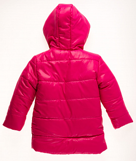 Куртка зимова для дівчинки Одягайко малинова 20063 - фото
