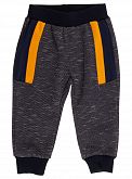 Утепленные спортивные штаны для мальчика BUDDY BOY синий меланж 5657