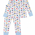 Пижама для мальчика Фламинго Самолетики голубая 257-1007 - ціна