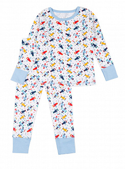 Пижама для мальчика Фламинго Самолетики голубая 257-1007 - ціна