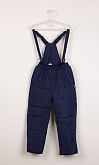 Зимний комбинезон (штаны) для мальчика Одягайко темно-синий 00203