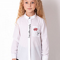 Сорочка для дівчинки Mevis біла 3687-01 - ціна