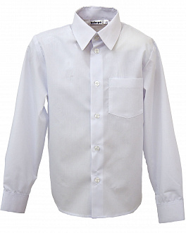 Сорочка з довгим рукавом для хлопчика Bebepa біла 1106-136 - ціна