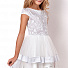 Нарядне плаття для дівчинки Mevis біле 3147-02 - ціна