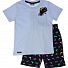 Комплект футболка і шорти для хлопчика Hoity-toity блакитний 0522 - фото