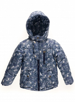 Куртка зимова для хлопчика Одягайко блакитний абстракт 20030О - ціна