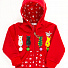 Утеплений спортивний костюм для дівчинки Угорщина червоний +1141 - розміри