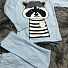 Халат і піжама для хлопчика Фламінго Єнот блакитний 531-909 - фото