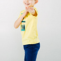 Комплект для хлопчика (футболка + шорти) SMIL Мрійники жовтий 113254 - розміри