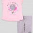 Комплект для дівчинки футболка та бриджі Breeze рожевий 13389 - ціна