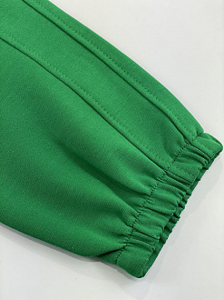 Спортивний костюм для дівчинки зелений 1207 - розміри