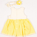 Платье+повязка для девочки HappyTOT Букетик желтое 721 - розміри