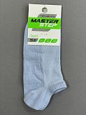 Летние носки детские сетка MasterStep голубые арт.0311