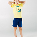 Комплект для хлопчика (футболка + шорти) SMIL Мрійники жовтий 113254 - ціна