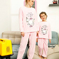 Жіноча піжама вельсофт Єдиноріг рожева 72513 - ціна